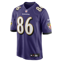 Baltimore Ravens Cornelius Johnson Purple Team Game Jersey