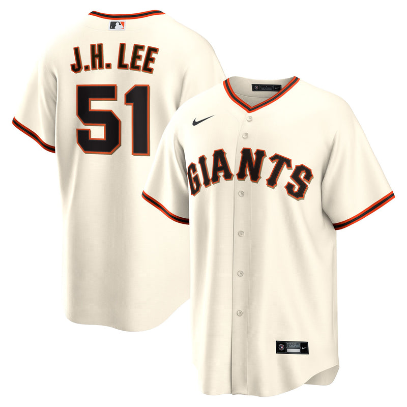 San Francisco Giants Jung Hoo Lee Cream Home Replica Player Jersey
