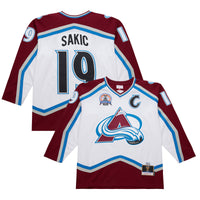 Colorado Avalanche Joe Sakic White 2000-01 Power Play Jersey