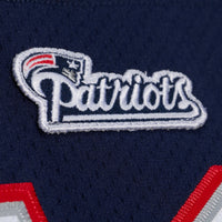 New England Patriots Tom Brady Navy Super Bowl XXXVI Authentic Throwback Jersey