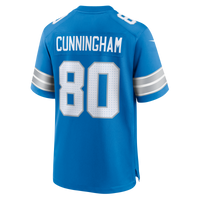 Detroit Lions Malik Cunningham Blue Team Game Jersey