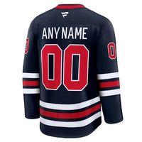 Winnipeg Jets Navy Alternate Premium Custom Jersey