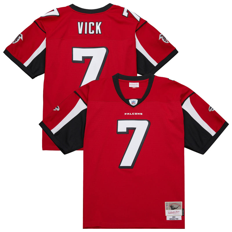 Atlanta Falcons Michael Vick Red 2003 Legacy Replica Jersey