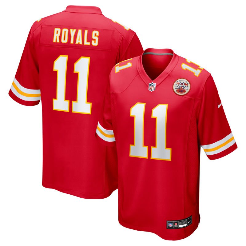 Kansas City Chiefs Jalen Royals Red Team Game Jersey