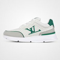 Louis Vuitton Runner Tactic Sneakers White Grey Green - Unisex