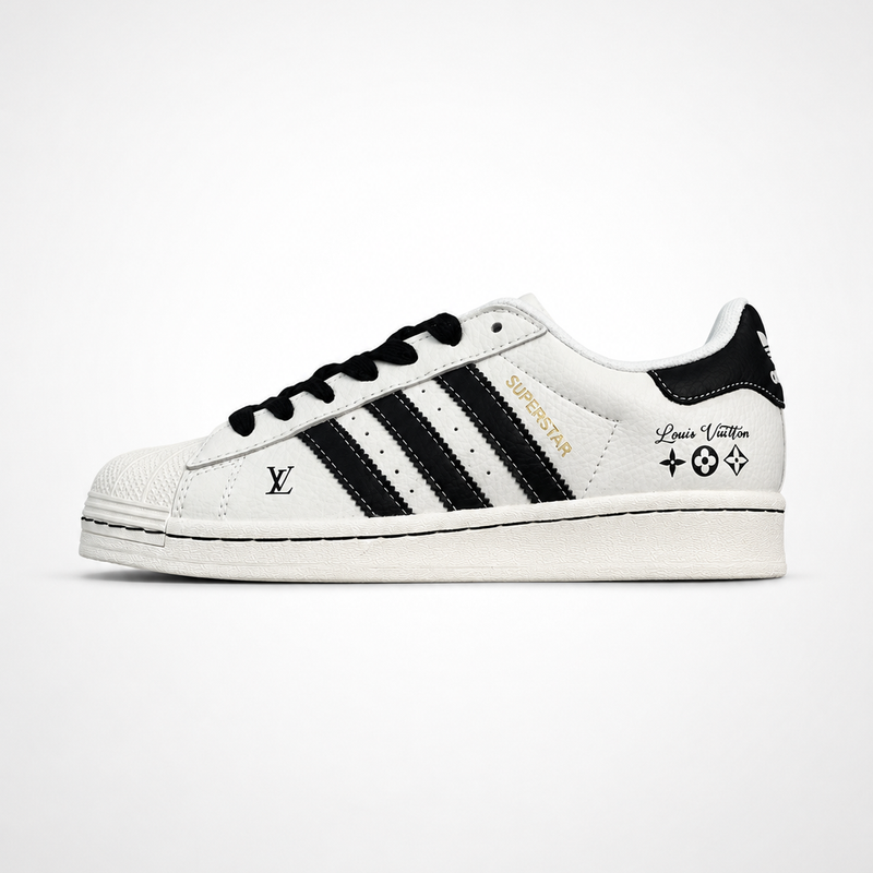 adidas Originals x Louis Vuitton Superstar Sneakers White Black Monogram - Unisex
