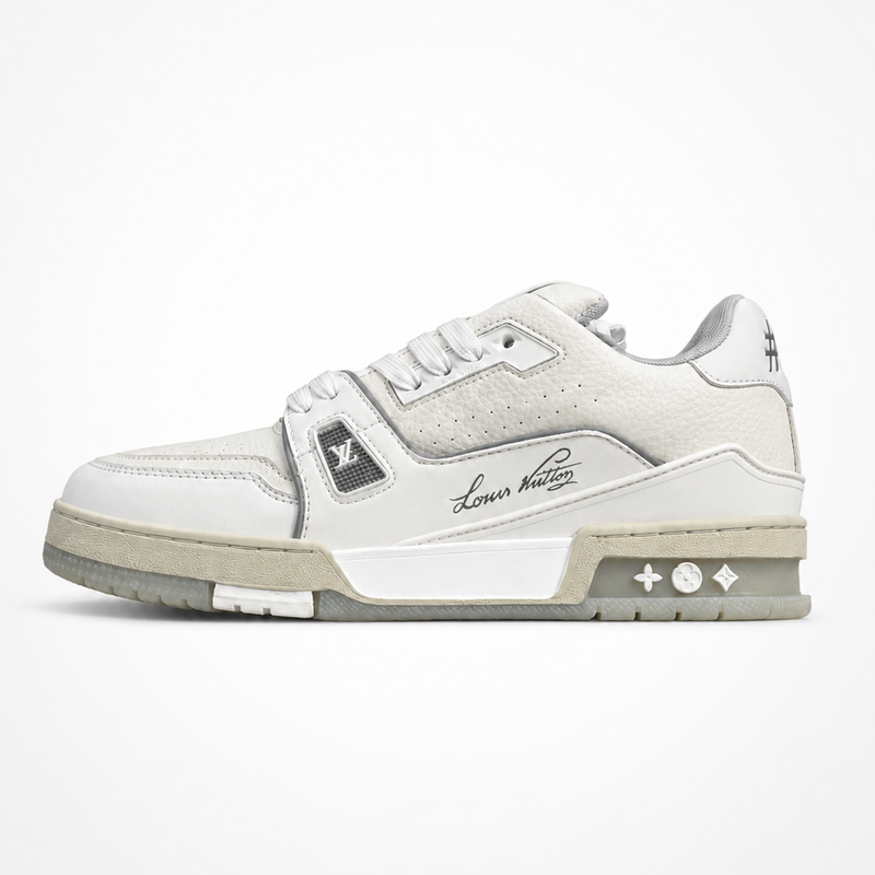 Louis Vuitton Trainer #54 Low White Grey - Unisex