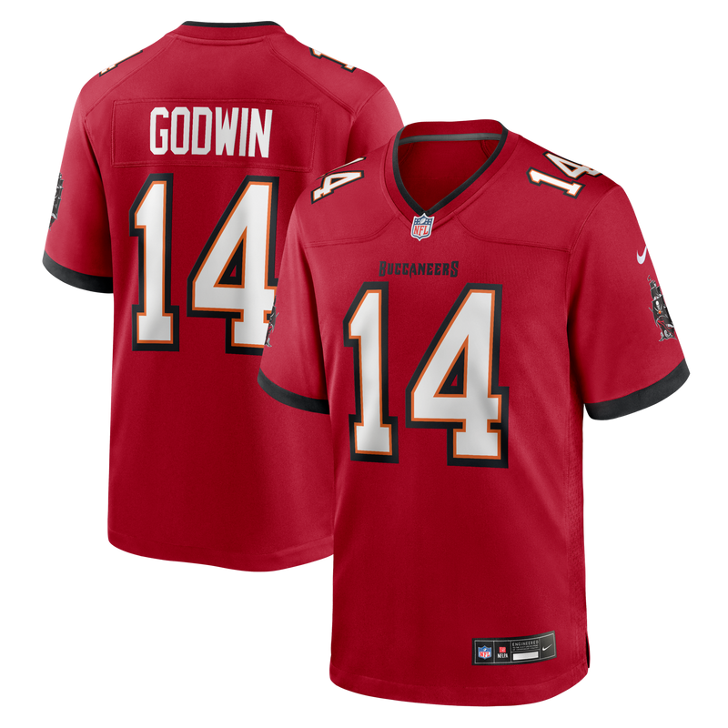 Tampa Bay Buccaneers Chris Godwin Red Game Jersey