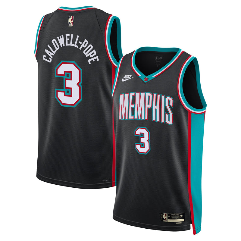 Memphis Grizzlies Classic Edition Jersey - Black - Kentavious Caldwell-Pope