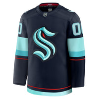 Seattle Kraken Deep Sea Blue Home Premium Custom Jersey
