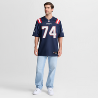 New England Patriots Caleb Lomu Navy 2026 NFL Draft First Round Pick No. 28 Team Game Jersey