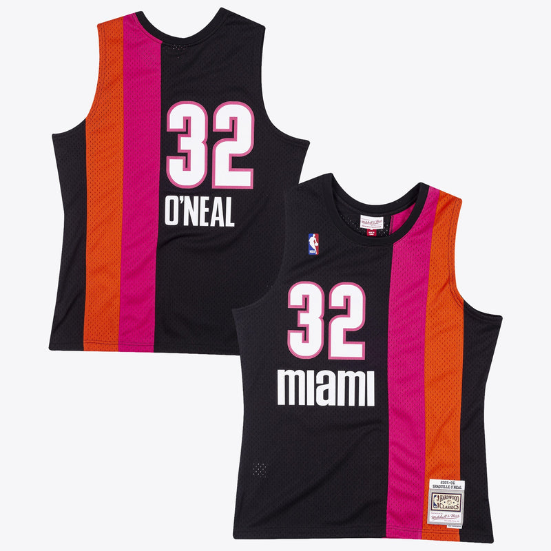 Miami Heat Shaquille O'Neal 2005 Swingman Authentic Jersey - Black