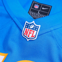 Los Angeles Chargers Isas Waxter Powder Blue Team Game Jersey