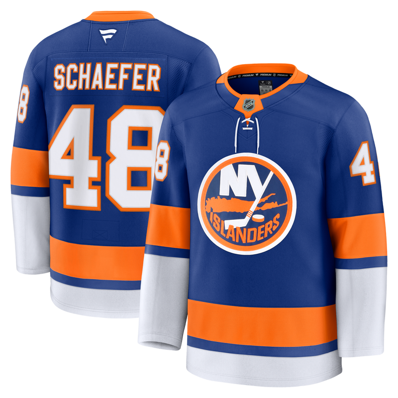 New York Islanders Matthew Schaefer Royal Home Premium Jersey
