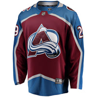 Colorado Avalanche Nathan MacKinnon Burgundy Home Breakaway Jersey