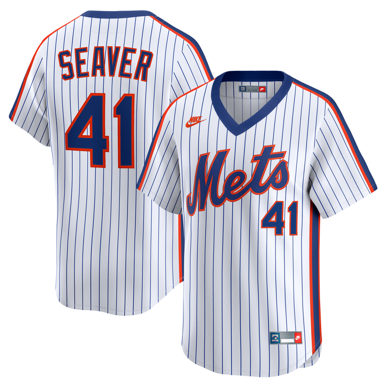 New York Mets Tom Seaver White Cooperstown Collection Limited Jersey
