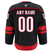 Carolina Hurricanes Black Home Authentic Pro Custom Jersey