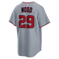 Washington Nationals James Wood Gray Road Replica Jersey
