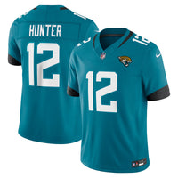 Jacksonville Jaguars Travis Hunter Teal Team Vapor F.U.S.E. Stitched Limited Jersey