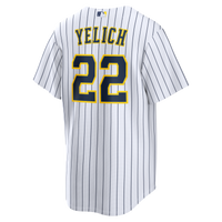 Milwaukee Brewers Christian Yelich White Alternate Replica Jersey