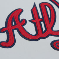 Atlanta Braves Fred McGriff Gray 1995 Throwback Authentic Jersey