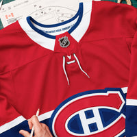 Montreal Canadiens Red Home Authentic Pro Custom Jersey