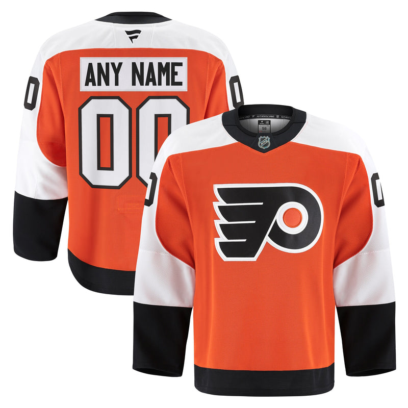 Philadelphia Flyers Orange Home Authentic Pro Custom Jersey