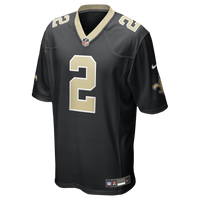 New Orleans Saints Spencer Rattler Black Team Game Jersey