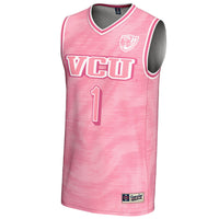 #1 VCU Rams GameDay Greats Lightweight Basketball Fashion Jersey - Pink