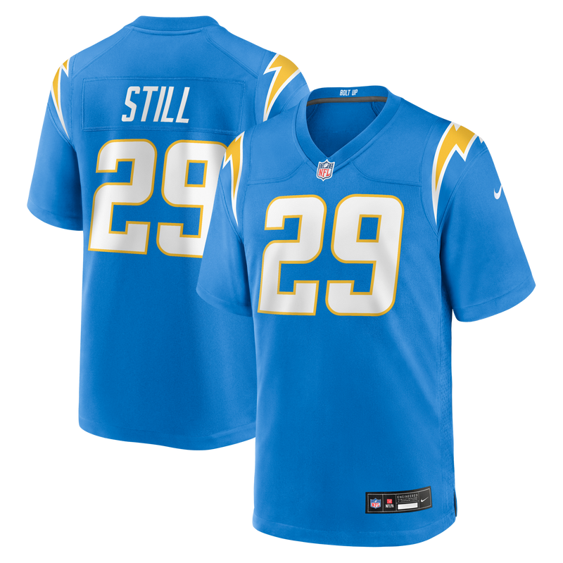 Los Angeles Chargers Tarheeb Still Powder Blue Team Game Jersey