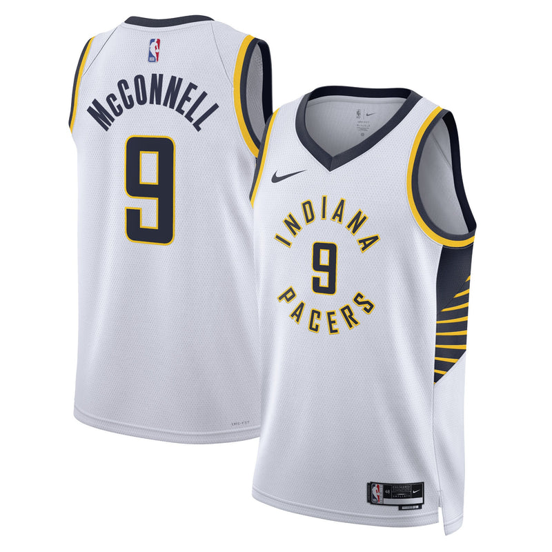 Indiana Pacers Association Edition Swingman Jersey - White - T.J. McConnell