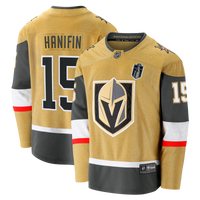 Vegas Golden Knights Noah Hanifin Gold 2026 Stanley Cup Final Breakaway Jersey