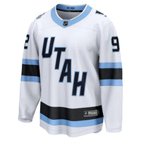 Utah Mammoth Logan Cooley White Away Breakaway Player Jersey