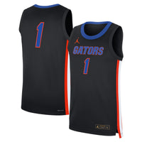 #1 Black Florida Gators Alternate Replica Jersey