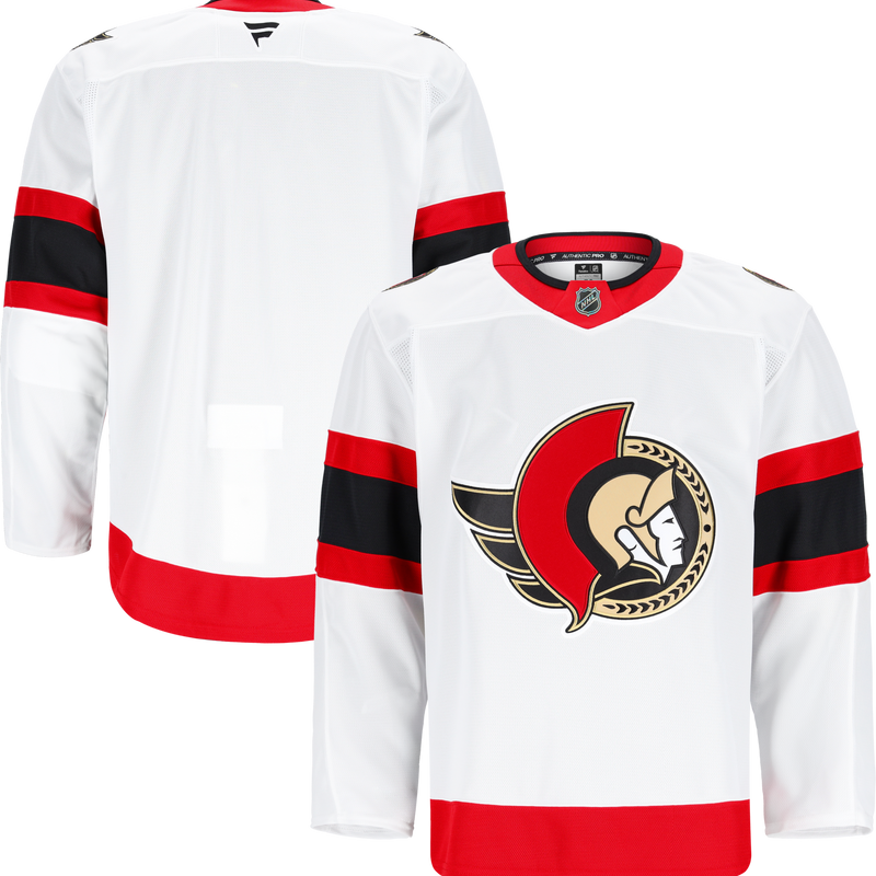 Ottawa Senators White Away Authentic Pro Jersey