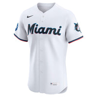 Miami Marlins White Home Elite Jersey