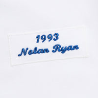 Texas Rangers Nolan Ryan White 1993 Cooperstown Collection Authentic Jersey
