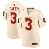 Arizona Cardinals Budda Baker Natural 2025 Rivalries Collection Game Jersey