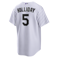 Colorado Rockies Matt Holliday White Home Retired Player Replica Jersey