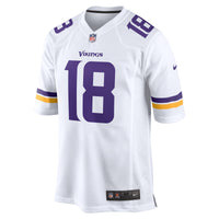 Minnesota Vikings Justin Jefferson White Game Player Jersey