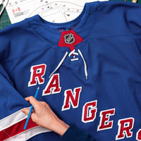 New York Rangers Royal Home Authentic Pro Custom Jersey