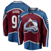 Colorado Avalanche Nazem Kadri Burgundy Home Breakaway Jersey