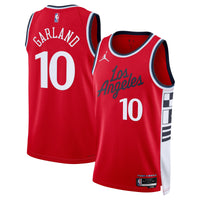 LA Clippers 2024/25 Statement Edition Swingman Jersey - Red - Darius Garland