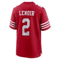 San Francisco 49ers Deommodore Lenoir Scarlet Game Jersey