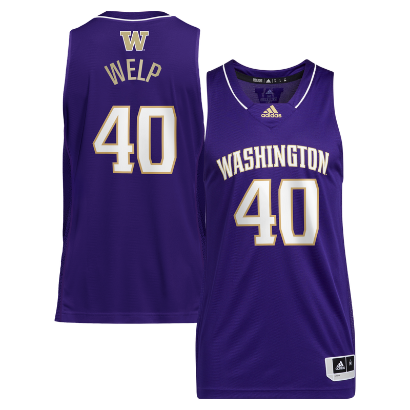 Chris Welp Washington Huskies Retired Player Jersey - Purple