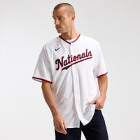Washington Nationals CJ Abrams White Home Replica Jersey