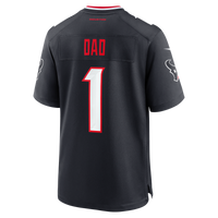 Houston Texans Navy #1 Dad Game Jersey