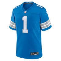 Detroit Lions Blake Miller Blue 2026 NFL Draft First Round Pick No. 17 Team Game Jersey