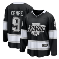 Los Angeles Kings Adrian Kempe Black Home Premier Breakaway Player Jersey