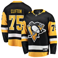 Pittsburgh Penguins Connor Clifton Black Home Breakaway Jersey
